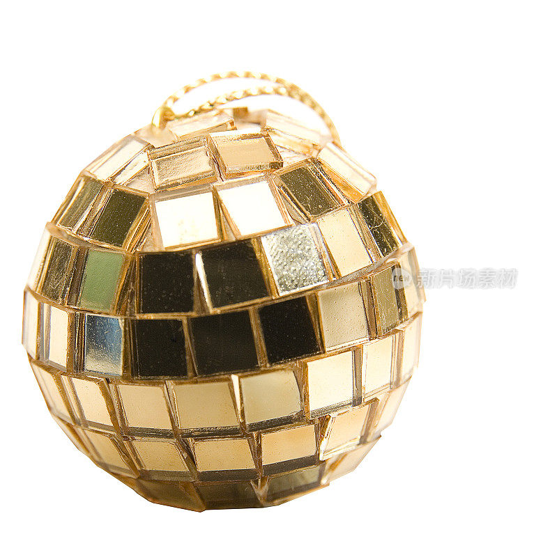 Retro-style 'disco-ball' bauble